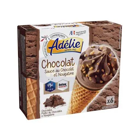 Cornet de Glace Chocolat Paquet de 6